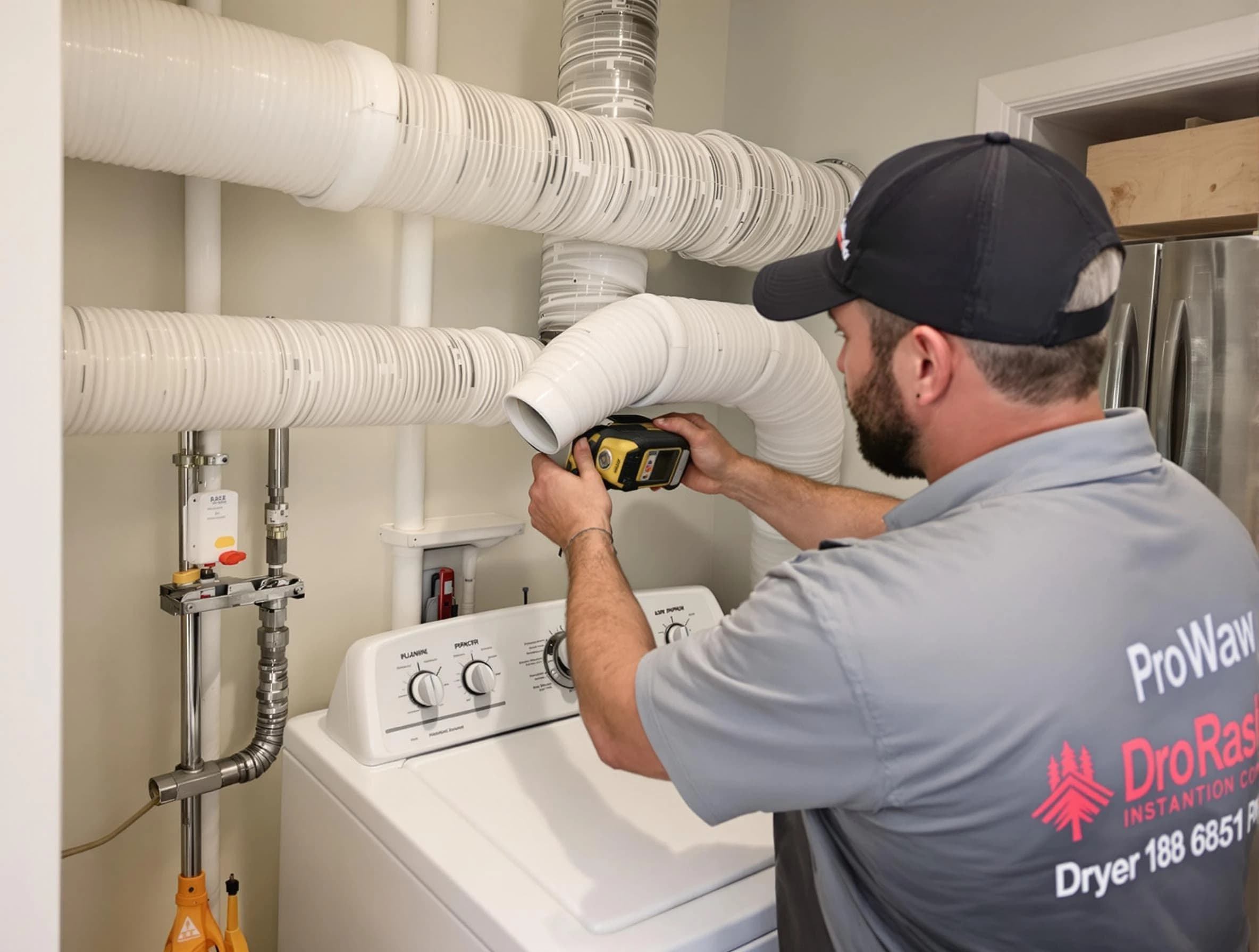 Professional dryer vent hose installation by Adamsville Dryer Vent Cleaning in Adamsville
