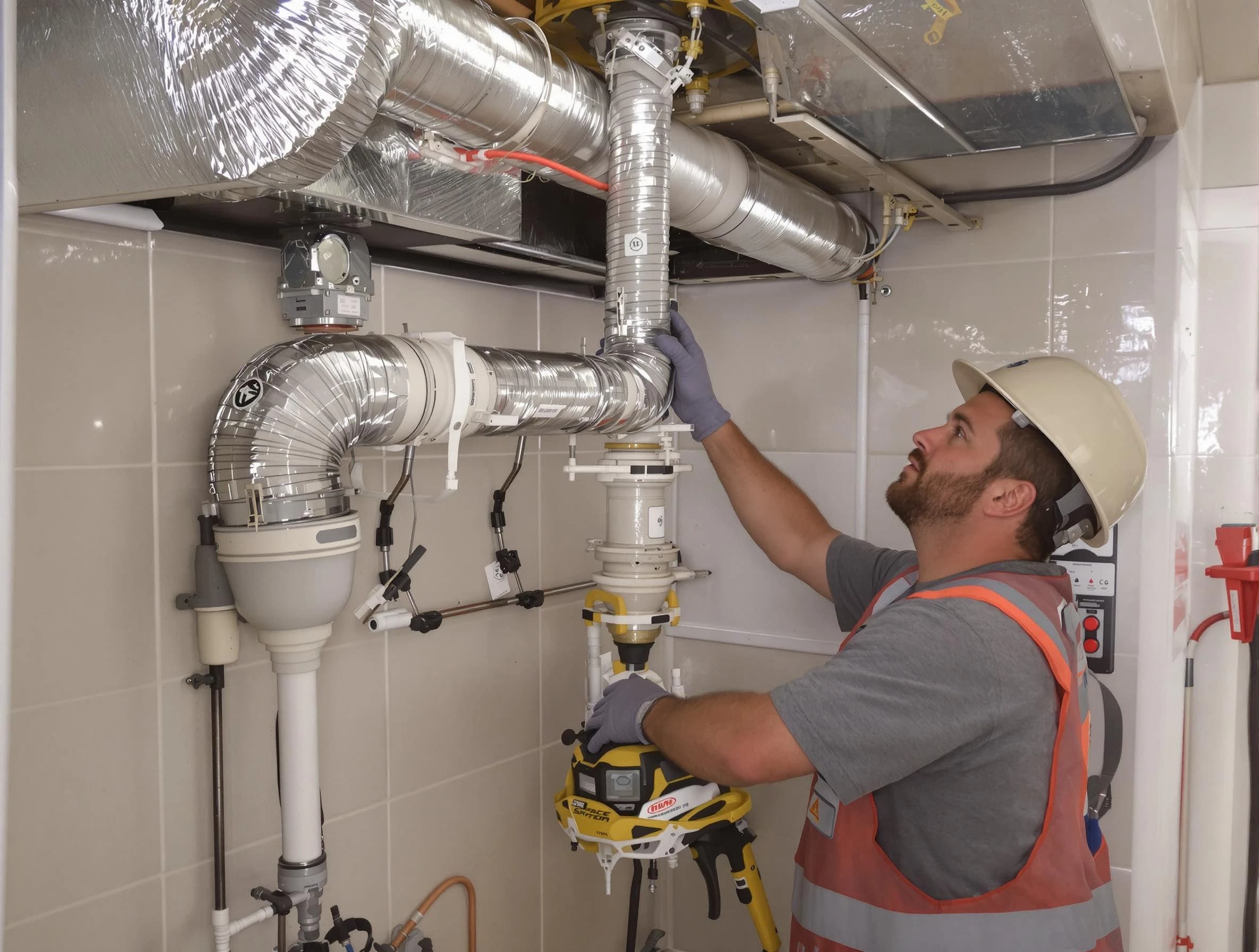 Adamsville Dryer Vent Cleaning expert performing professional dryer vent repair and installation in Adamsville