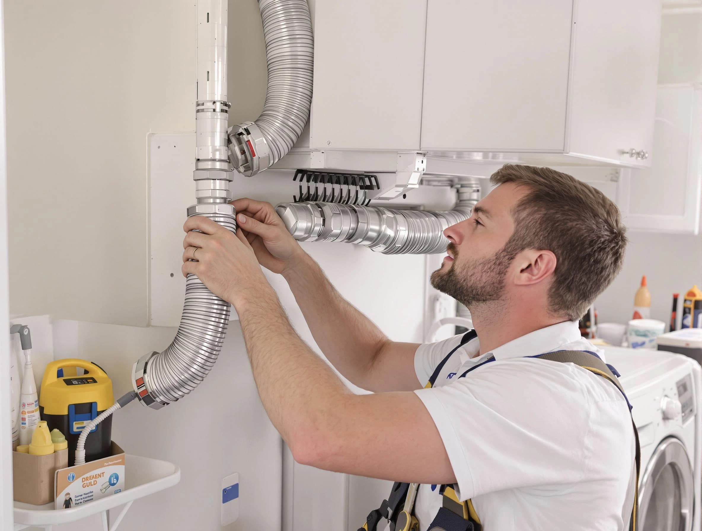 Professional dryer vent repair and installation by Adamsville Dryer Vent Cleaning in Adamsville
