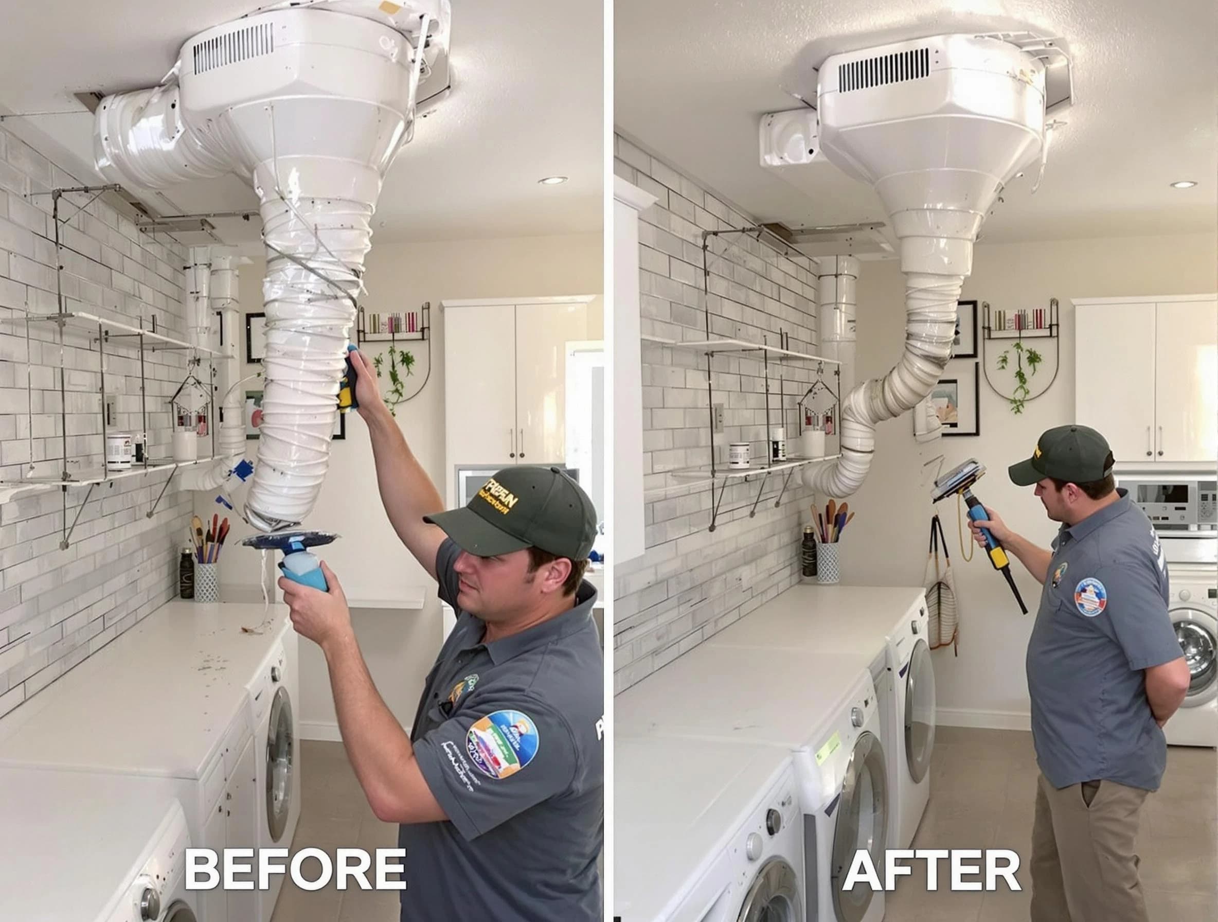 Professional dryer exhaust vent cleaning by Adamsville Dryer Vent Cleaning in Adamsville